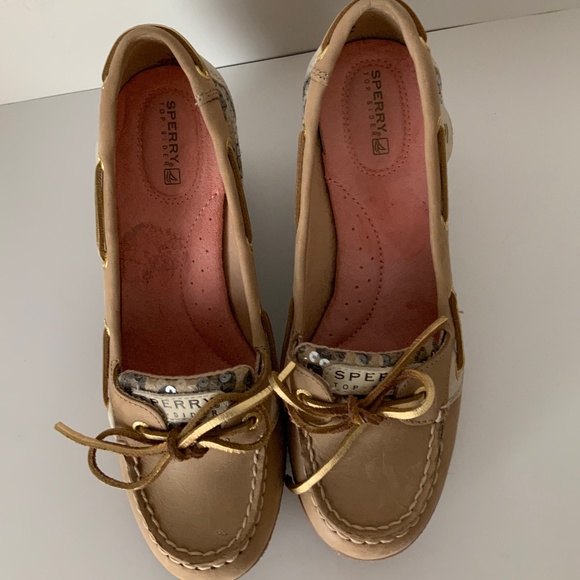 Sperry Top Sider Wedge Boat Shoes. Size 8. - Picture 7 of 11